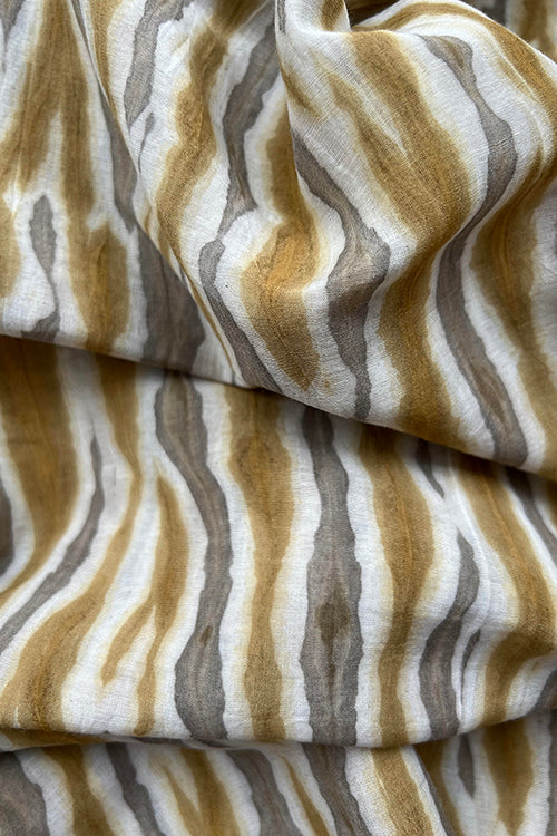Creative Bee 'nadiya' Natural Dye Shibori Cotton x Silk Fabric (0.50 meter)