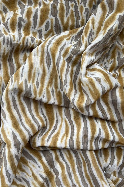 Creative Bee 'nadiya' Natural Dye Shibori Cotton x Silk Fabric (0.50 meter)
