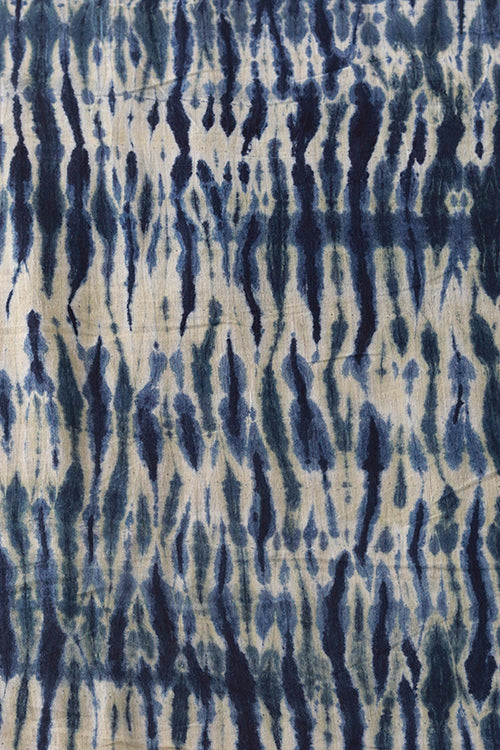 Creative Bee 'FLOW' Natural Dyed Shibori Cotton Fabric (0.5 Meter)
