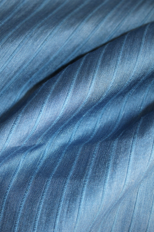 Creative Bee Cotton x Silk Doria Stripe Fabric (0.5 Meter)