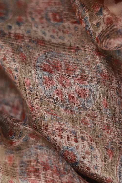 Creative Bee 'agonda' Signature Weave Natural Dye Silk Dupatta