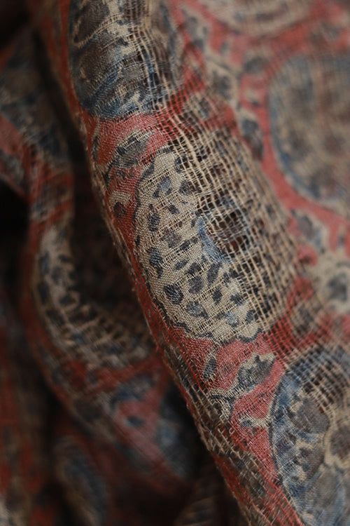 Creative Bee 'Malay' Signature Weave Natural Dye Silk Dupatta