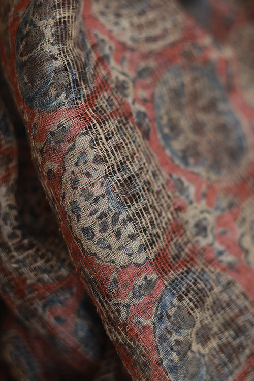 Creative Bee 'Malay' Signature Weave Natural Dye Silk Dupatta