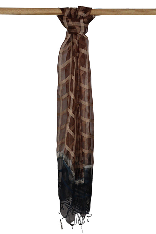 Creative Bee 'sal' Natural Dye Signature Weave Silk Stole