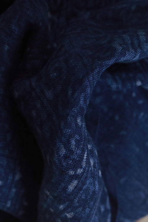 Creative Bee 'mandovi' Natural Dye Batik Linen Stole