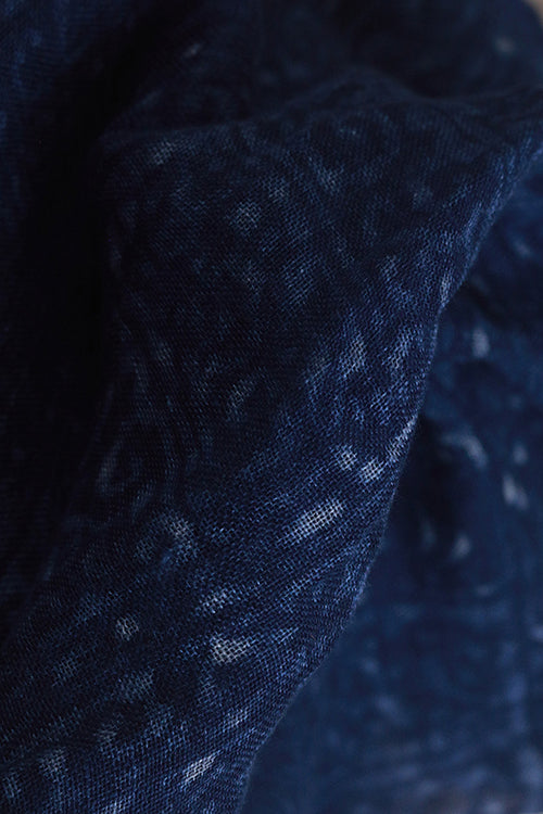 Creative Bee 'mandovi' Natural Dye Batik Linen Stole