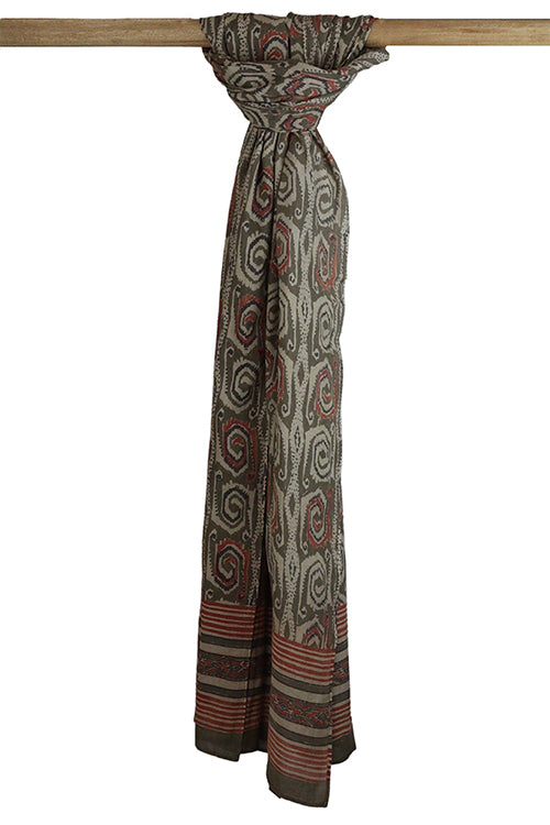 Creative Bee 'saleri' Natural Dye Block Print Cotton Stole