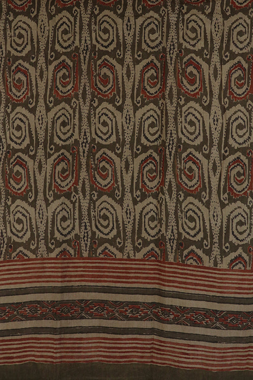 Creative Bee 'saleri' Natural Dye Block Print Cotton Stole