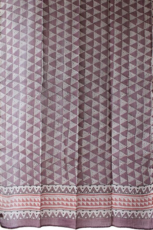 Creative Bee 'anjuna' Natural Dye Block Print Cotton Stole