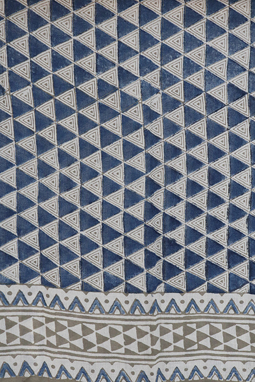 Creative Bee 'palolem' Natural Dye Block Print Cotton Stole