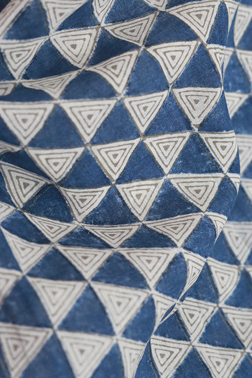 Creative Bee 'palolem' Natural Dye Block Print Cotton Stole