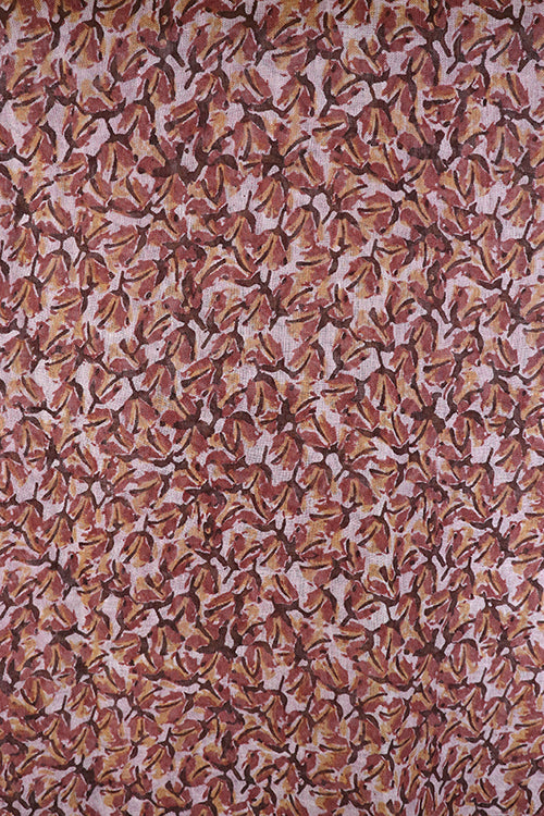 Creative Bee 'gul lala' Natural Dye Block Print Linen Stole
