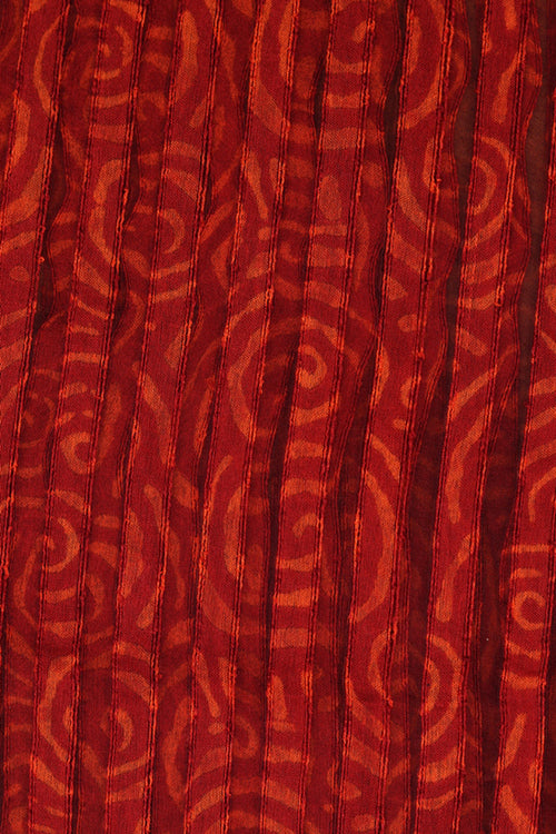 Creative Bee 'ferrera' Natural Dye Block Print Signature Weave Silk Fabric (0.50 meter)