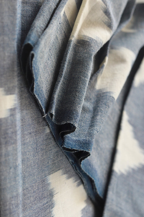 Creative Bee Natural Dyed Ikat Cotton Fabric (0.5 Meter)