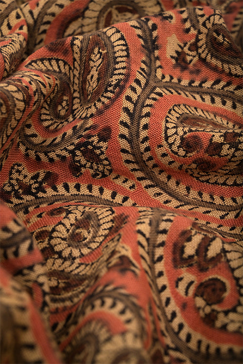 Creative Bee 'pismo' Natural Dye Block Print Cotton Stole