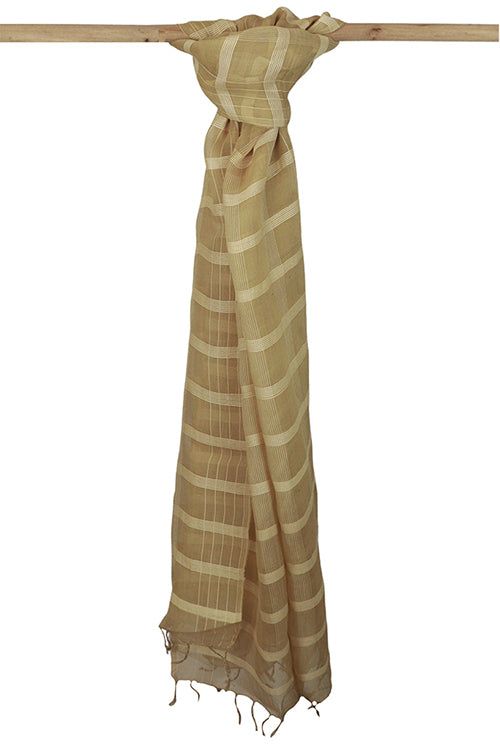 Creative Bee 'limon' Natural Dye Filature Silk Dupatta