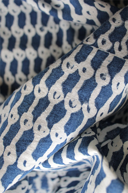 Creative Bee 'vandoor' Natural Dye Block Print Cotton Fabric (0.50 meter)