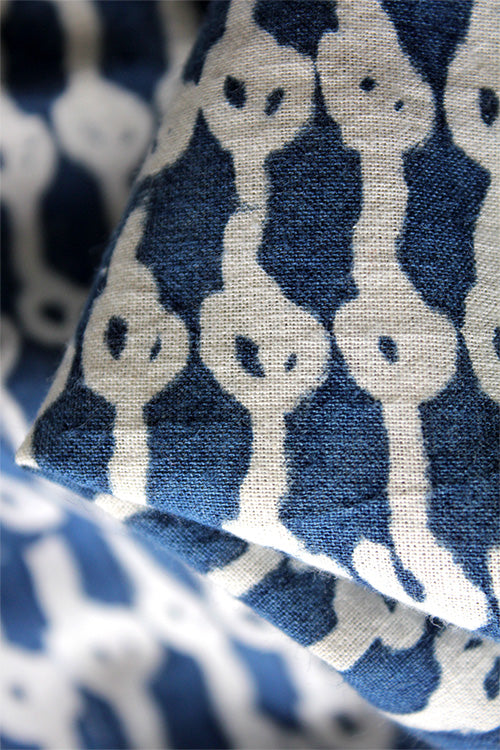 Creative Bee 'vandoor' Natural Dye Block Print Cotton Fabric (0.50 meter)