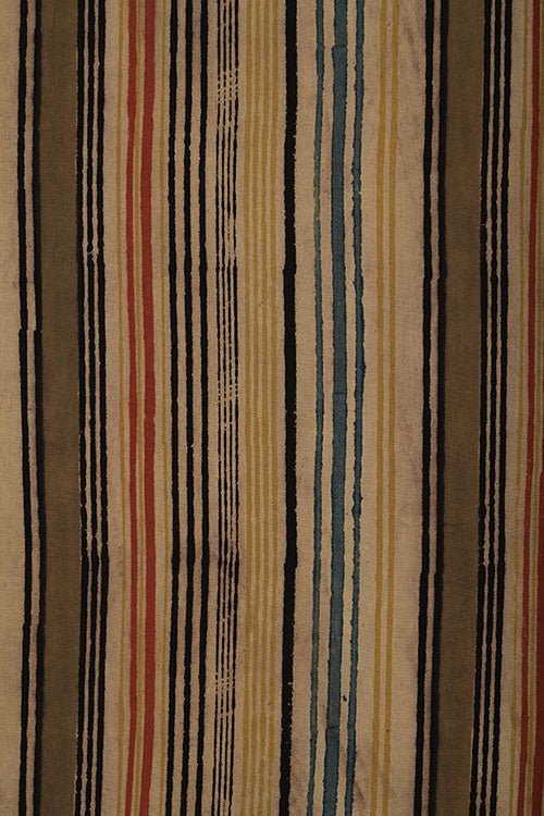 Creative Bee 'variegated' Natural Dye Block Print Cotton Fabric (0.50 meter)