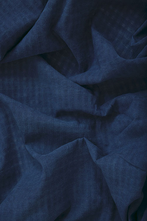Creative Bee 'Neel' Natural Indigo Cotton Fabric (0.50 meter)