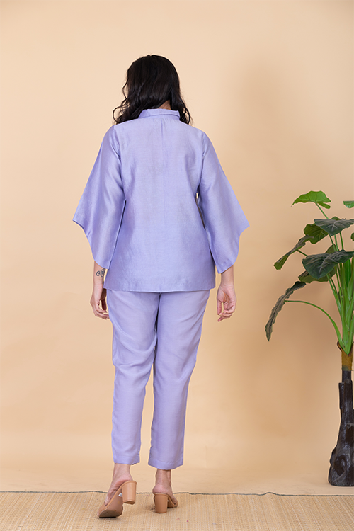 Chambray & Co.'S Anae  Vegan Silk Coord Set