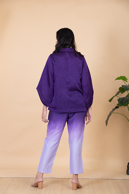 Chambray & Co.'S Yvette Vegan Silk Coord Set