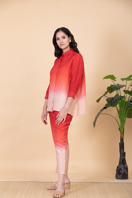 Chambray & Co.'S Kes Vegan Silk Coord Set