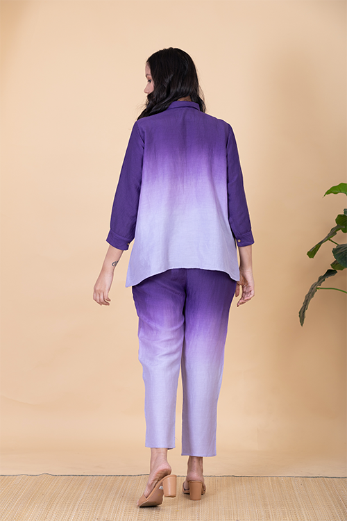 Chambray & Co.'S Amber Vegan Silk Coord Set
