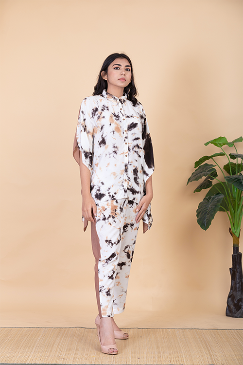 Chambray & Co.'S Kai Vegan Silk Coord Set