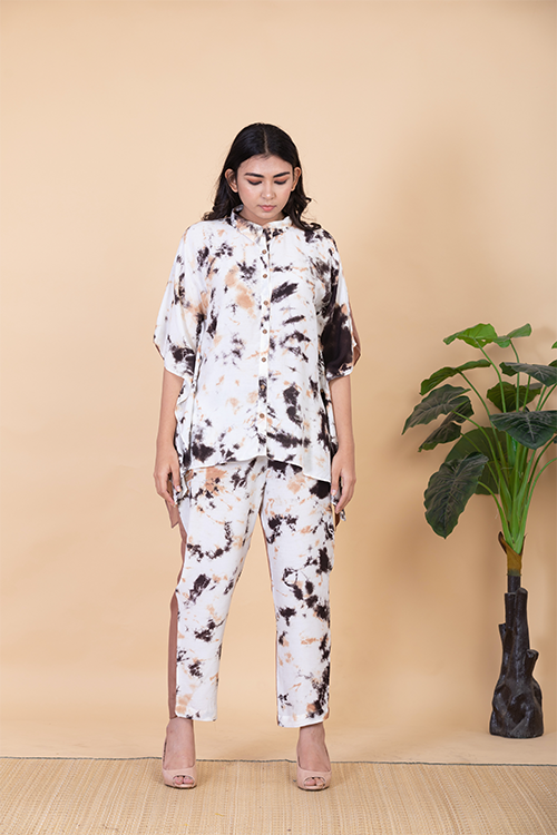 Chambray & Co.'S Kai Vegan Silk Coord Set