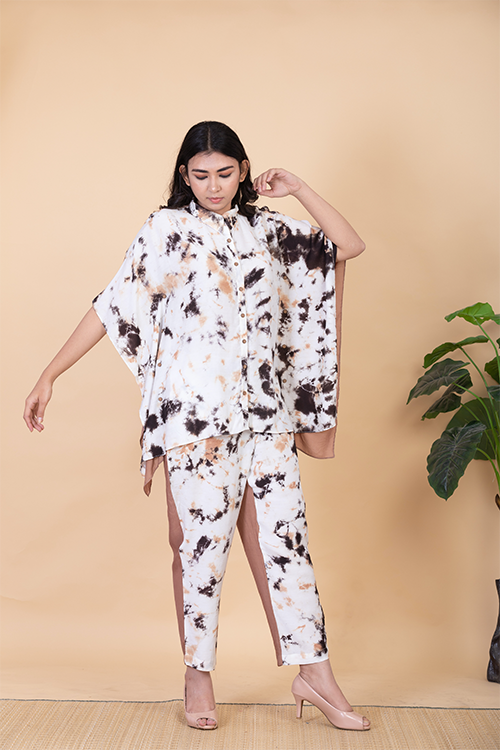 Chambray & Co.'S Kai Vegan Silk Coord Set