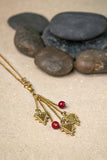 Miharu Dokra Triangle Handcrafted Brass Chain Necklace Online