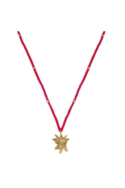 Miharu Long Lotus Pendant