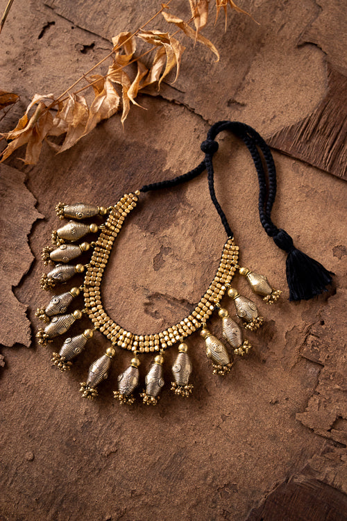 Miharu Dhokra Ethnic Princess Choker CD1952a