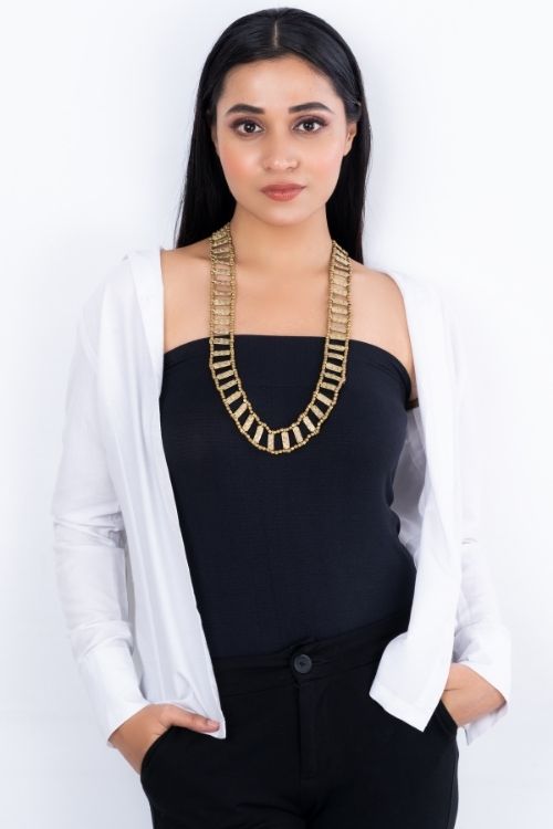 Miharu Dhokra Rani Necklace CD1953