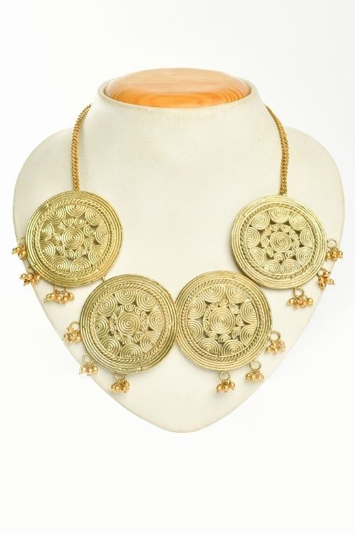 Miharu Full Moon Collar Necklace