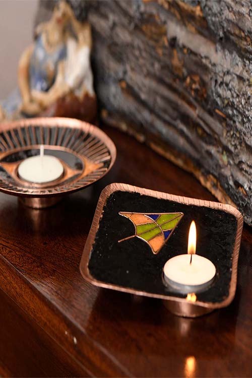 EkiBeki Udaay Tealight Set of 2