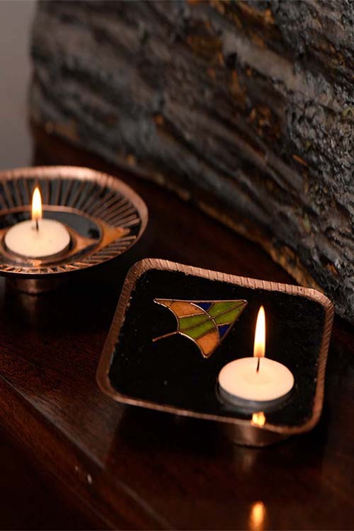 EkiBeki Udaay Tealight Set of 2