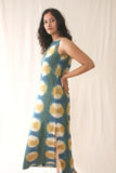 Chambray & Co.s Kazumi Boat Neck Pure Cotton Full Length Dress For Women Online