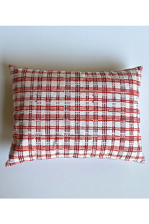 Whitewater Kids Organic Gift Set - Manjha Print Kapok Pillow With Maracas