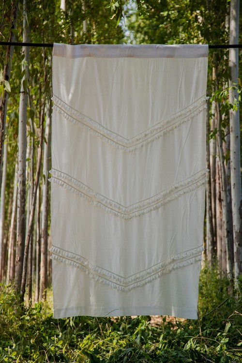 Okhai 'Flurry' Pure Cotton Curtain