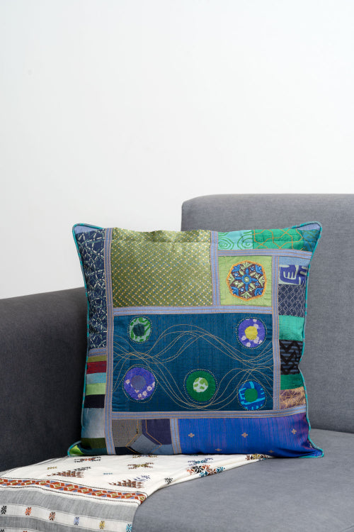 Pakko Hand Embroidered Cushion Cover