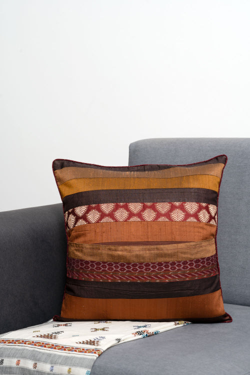 Shrujan Sodha Pakko Hand Embroidered Cushion Cover