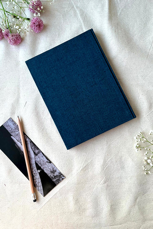 Okhai 'Peafowl' Hand Embroidered Applique Mirror Work Diary