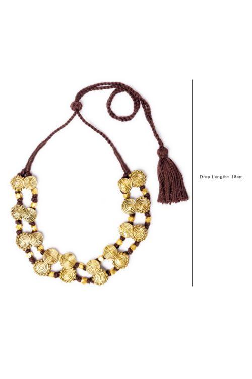 Miharu Wine Choker Necklace