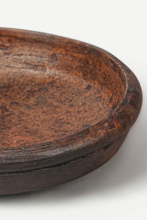 Ikai Asai Black Clay Shallow Pan