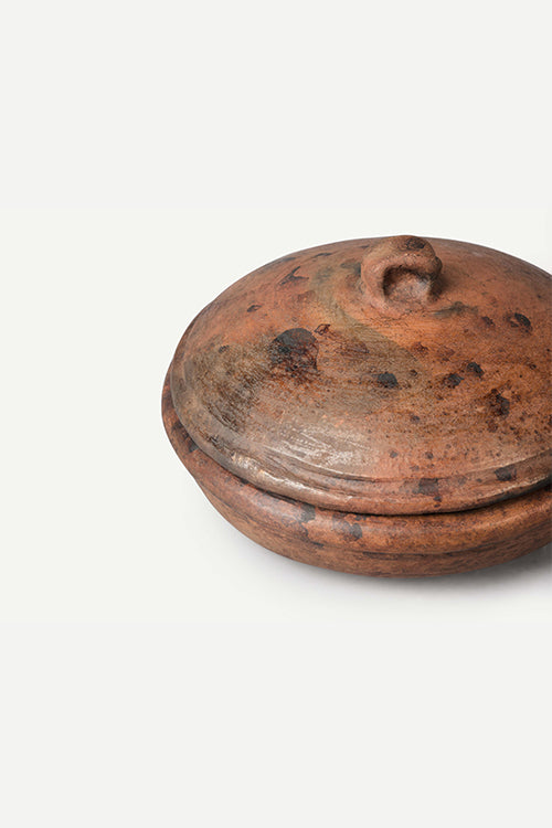 Ikai Asai Black Clay Shallow Pan