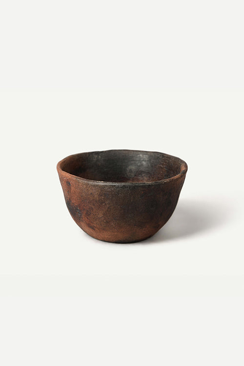 Ikai Asai Balck Clay Round Salad Bowl