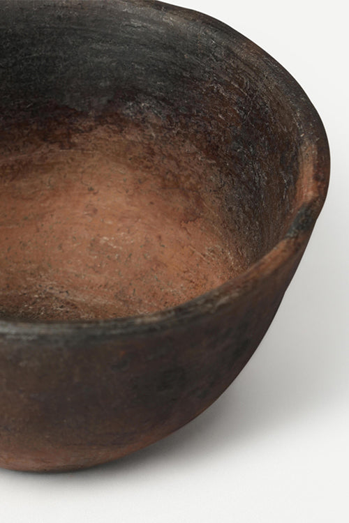 Ikai Asai Balck Clay Round Salad Bowl