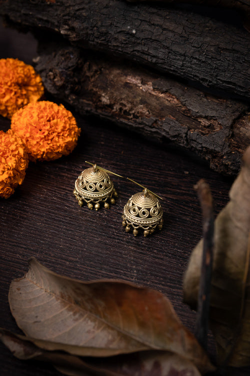 Miharu Dokra Dangler Jhumka